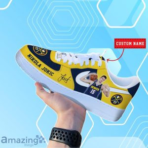 Denver Nuggets Nikola Jokic NBA Air Force Shoes Personalized For Real Fans Product Photo 1