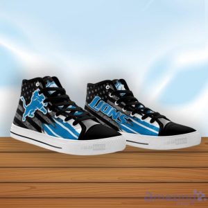 Detroit Lions High Top Shoes Casual Sneakers For Fans Product Photo 3