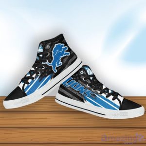 Detroit Lions High Top Shoes Casual Sneakers For Fans Product Photo 4
