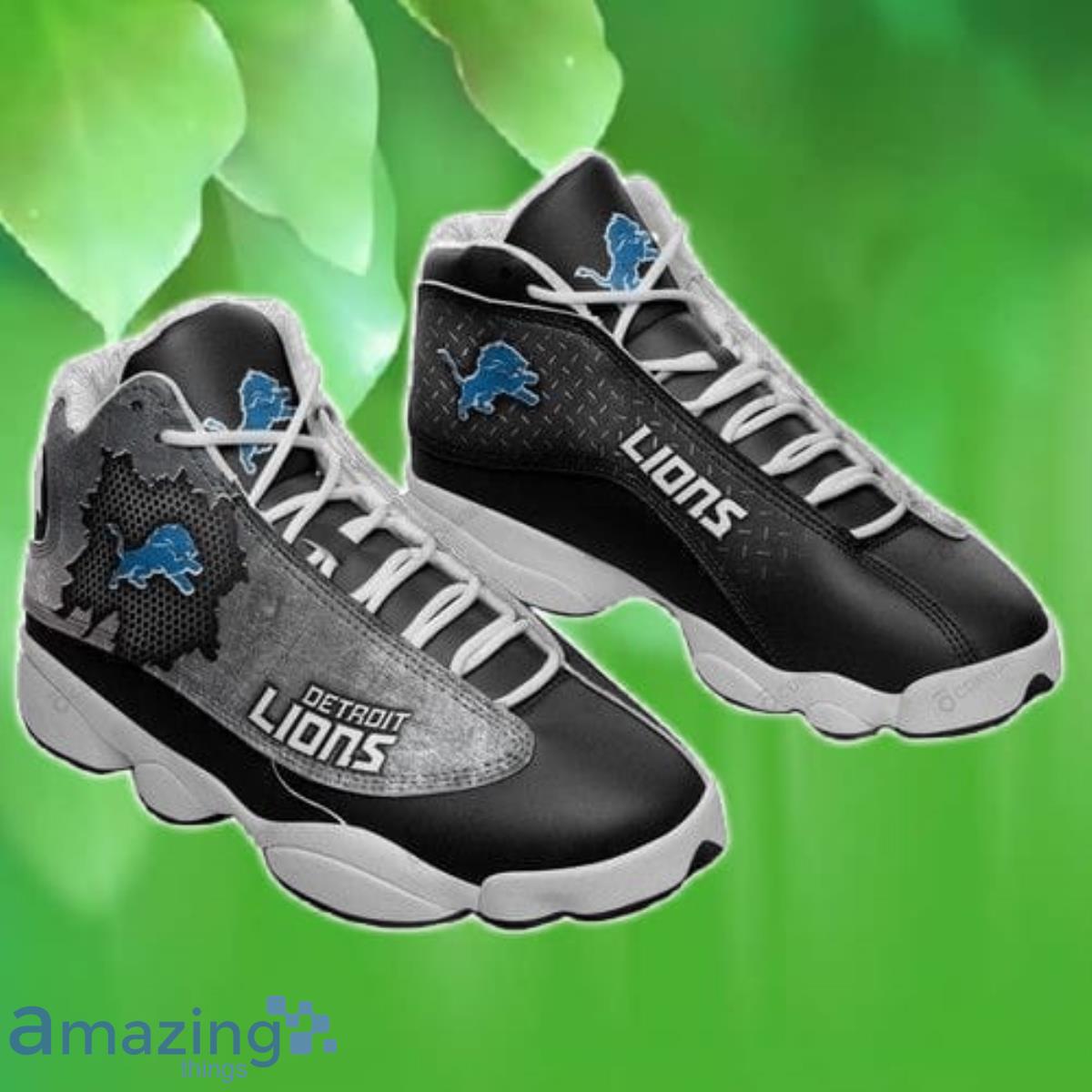 Shoes Detroit Lions Jordan 13 Custom Name Shoes