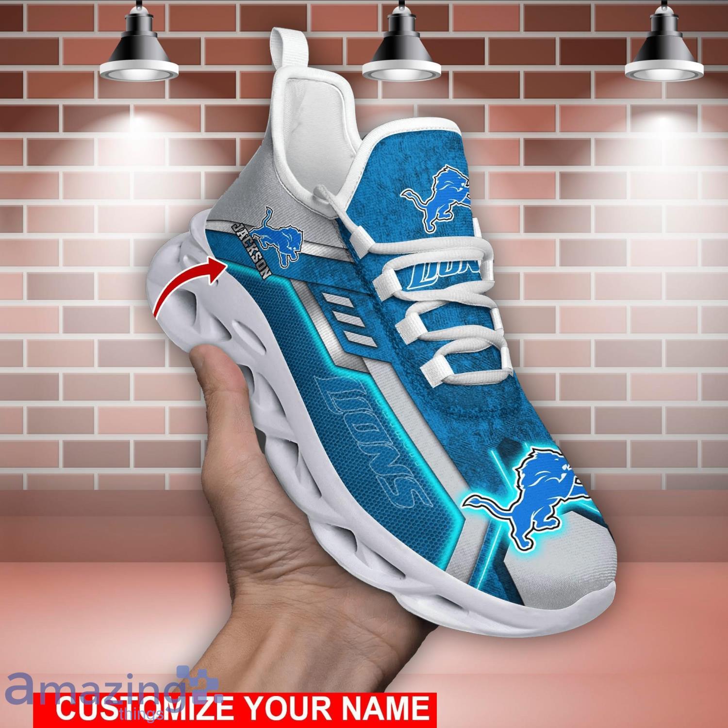 detroit lions tennis shoes