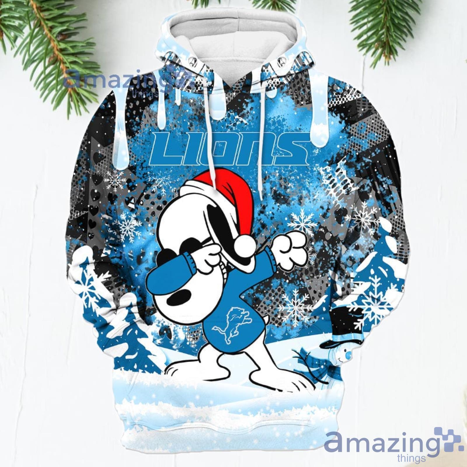 Christmas Snoopy Detroit Lions Shirt, hoodie, sweater, long sleeve