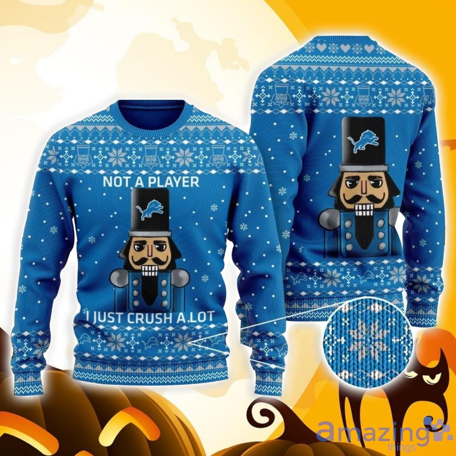 Detroit Lions 3D Printed Ugly Christmas Sweater