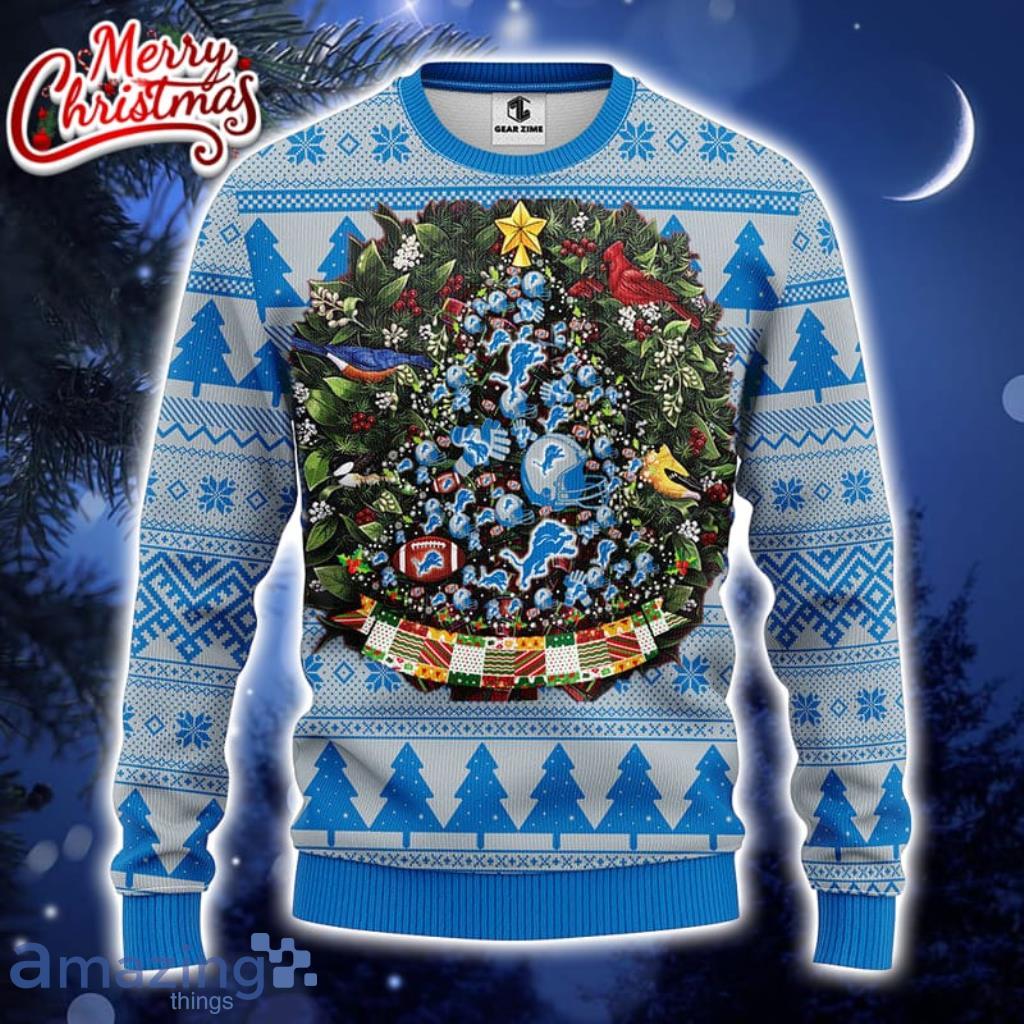 detroit lions ugly sweater