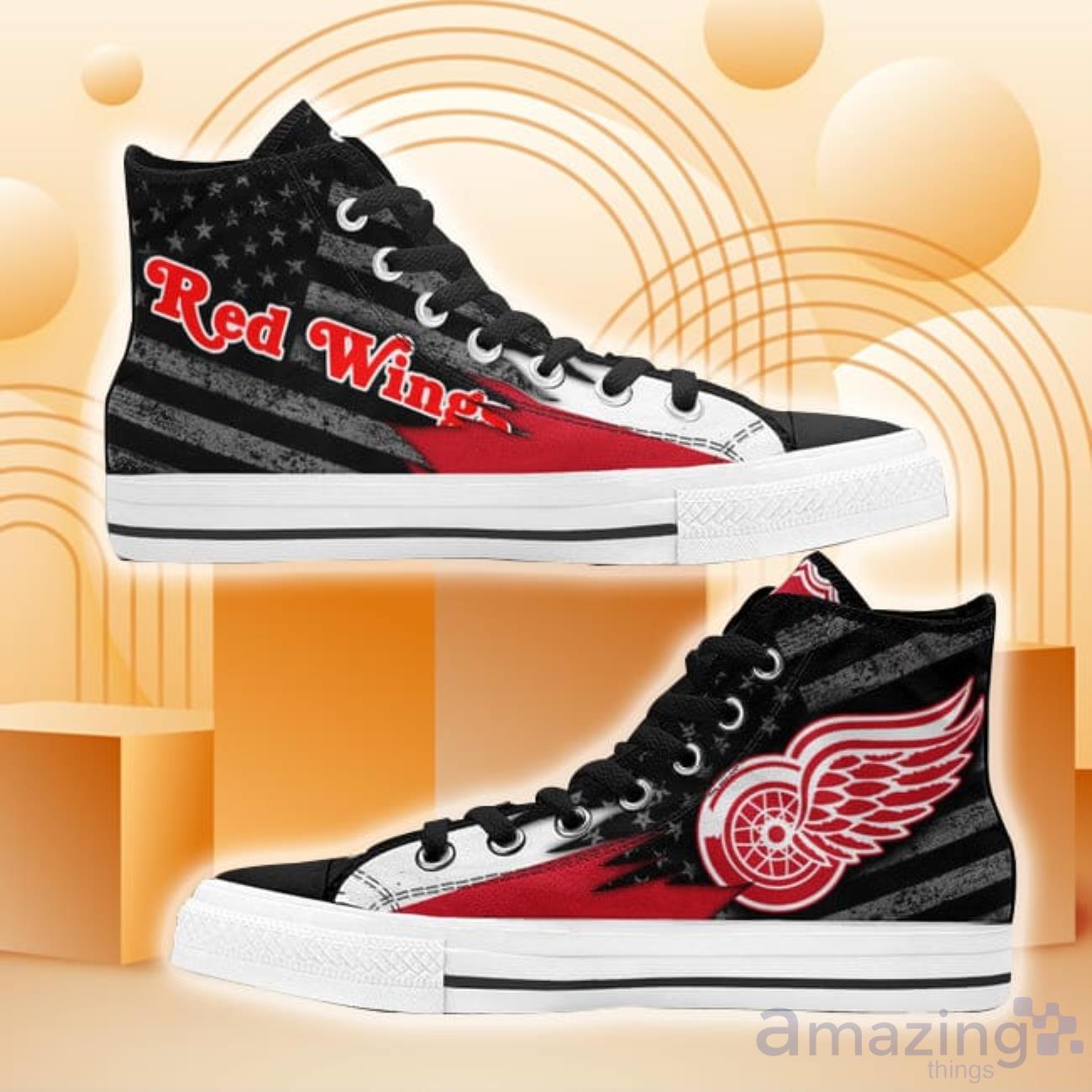 Detroit red wings converse shoes Clearance