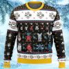 Digimon Sprites Ugly Christmas Sweater 3D Gift Christmas Funny