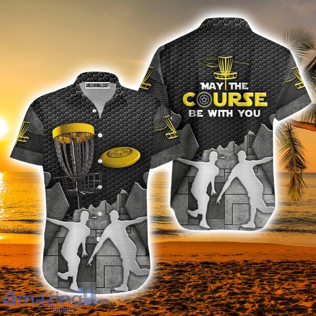 Disc Disc Golf May The Course Be With You Aloha Hawaiian Shirts For Men And Women Product Photo 1