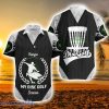 Disc Disc Golf Season Black And White Aloha Hawaiian Shirts For Men And Women