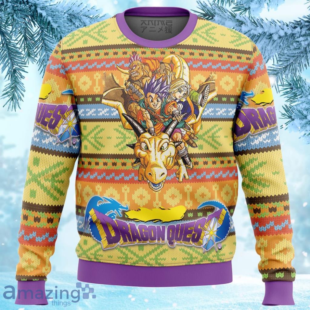 Dragon Quest Alt Ugly Christmas Sweater 3D Gift Christmas Funny image Dragon Quest Alt Ugly Christmas Sweater 3D Gift Christmas Funny Product Photo 1