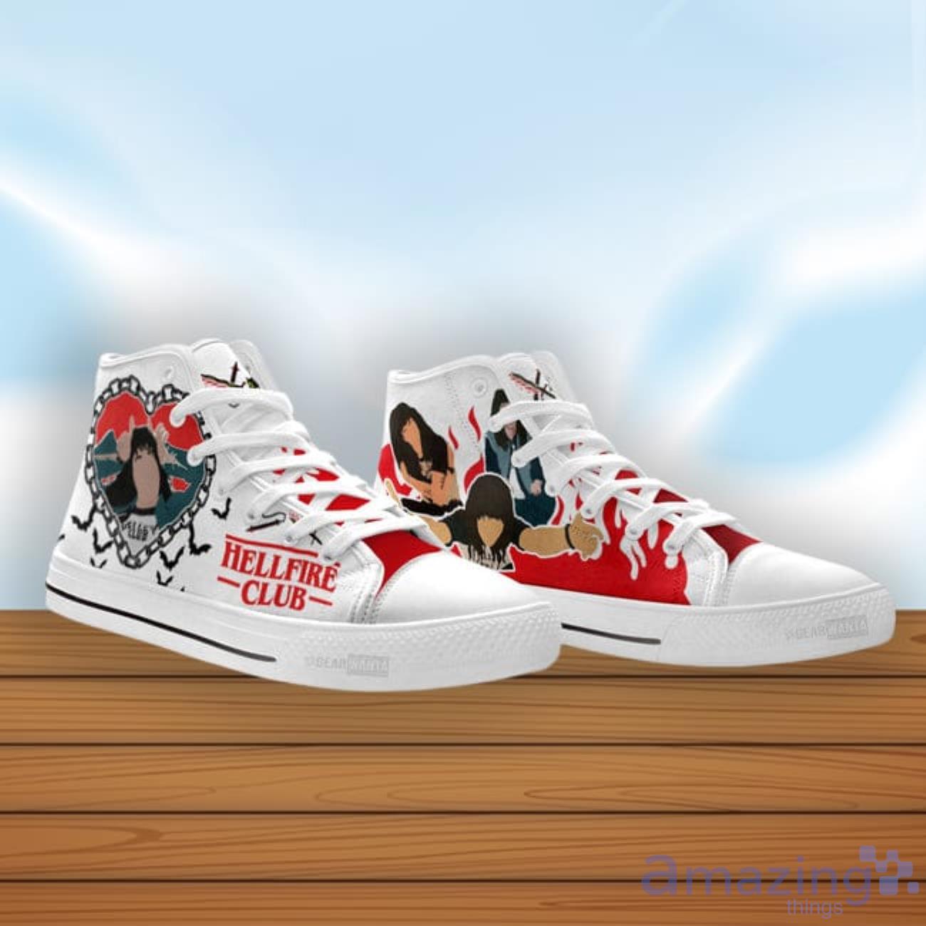 Eddie Munson High Top Shoes Style Sneakers For Men Women image Eddie Munson High Top Shoes Style Sneakers For Men Women Product Photo 3