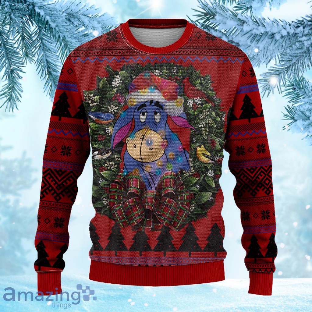 Eeyore Winnie The Pooh Mc Ugly Christmas Sweater 3D Gift For Men And Women Product Photo 1 Eeyore Winnie The Pooh Mc Ugly Christmas Sweater 3D Gift For Men And Women Product Photo 1