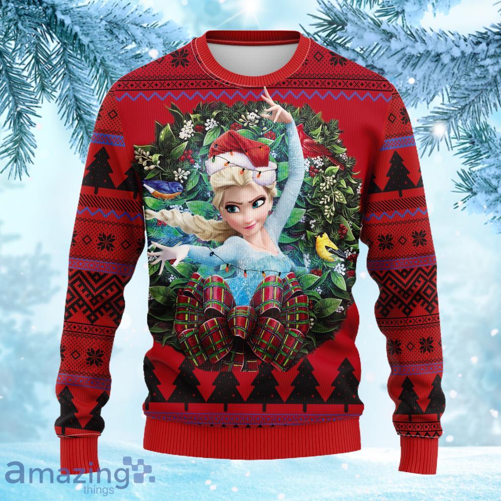 Elsa From Frozen Noel Mc Ugly Christmas Sweater 3D Gift For Men And Women Product Photo 1