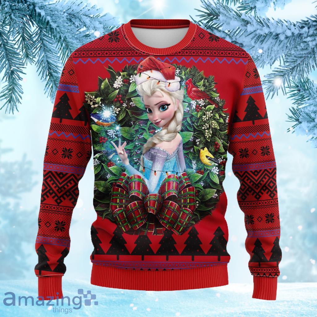 Frozen ugly christmas top sweater