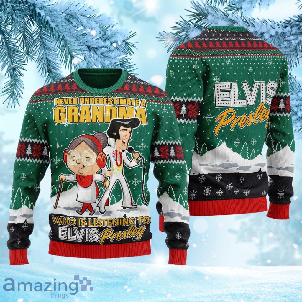 Elvis christmas sales tree sweater