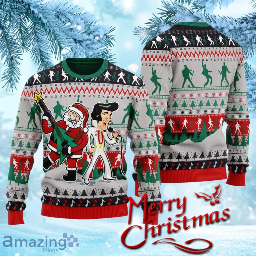 Elvis ugly christmas clearance sweaters