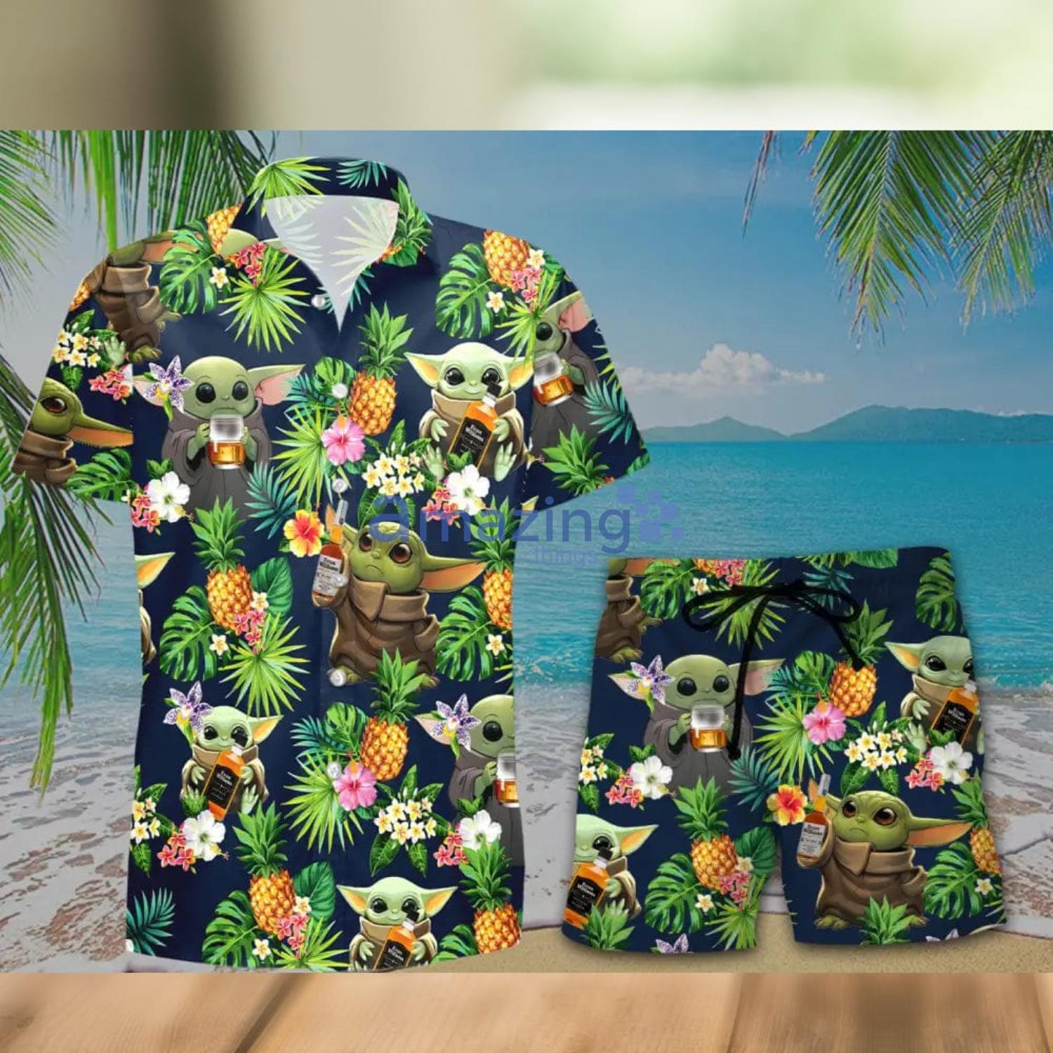 Pittsburgh Steelers Baby Yoda Hawaiian Shirt And Shorts Summer