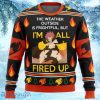 Fairy Tail Natsu Fired Up Ugly Christmas Sweater 3D Gift Christmas Funny