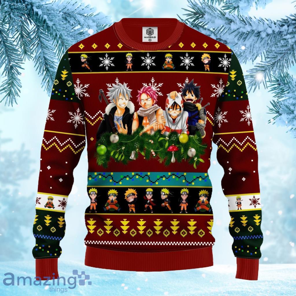 Fairy Tail Ugly Christmas Sweater 3D Gift For Men And Women Product Photo 1