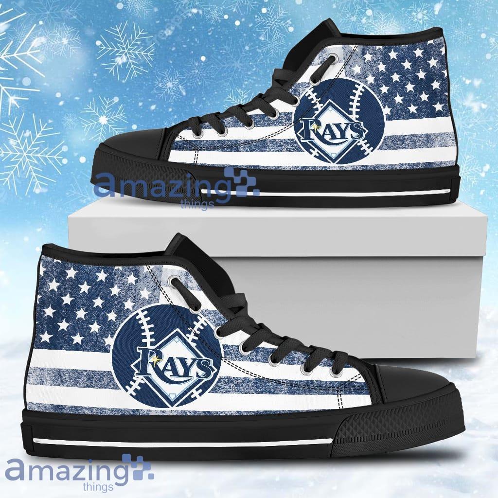 Flag Rugby Tampa Bay Rays High Top Shoes For Men And Women Product Photo 1
