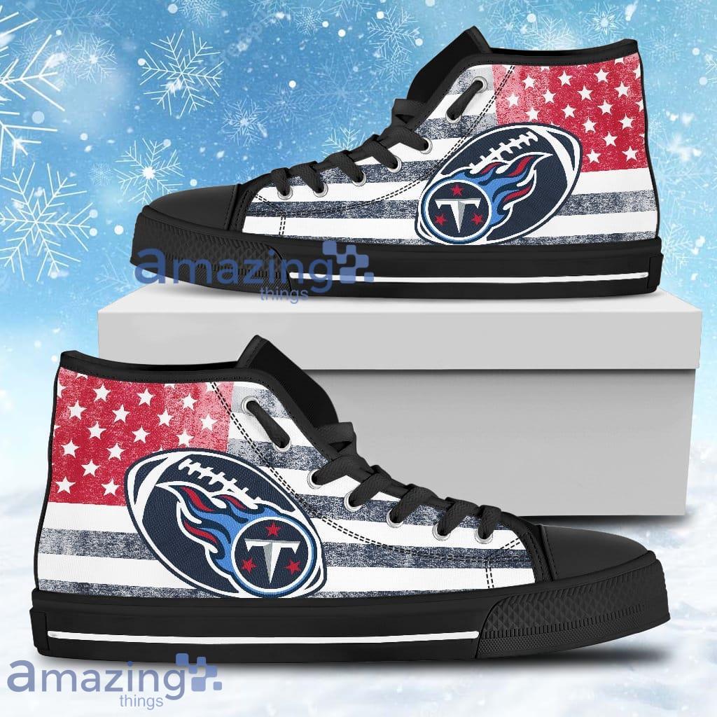 Flag Rugby Tennessee Titans High Top Shoes For Men And Women Product Photo 1