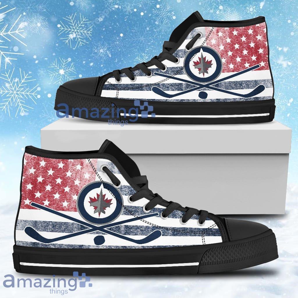 Flag Rugby Winnipeg Jets High Top Shoes For Men And Women Product Photo 1