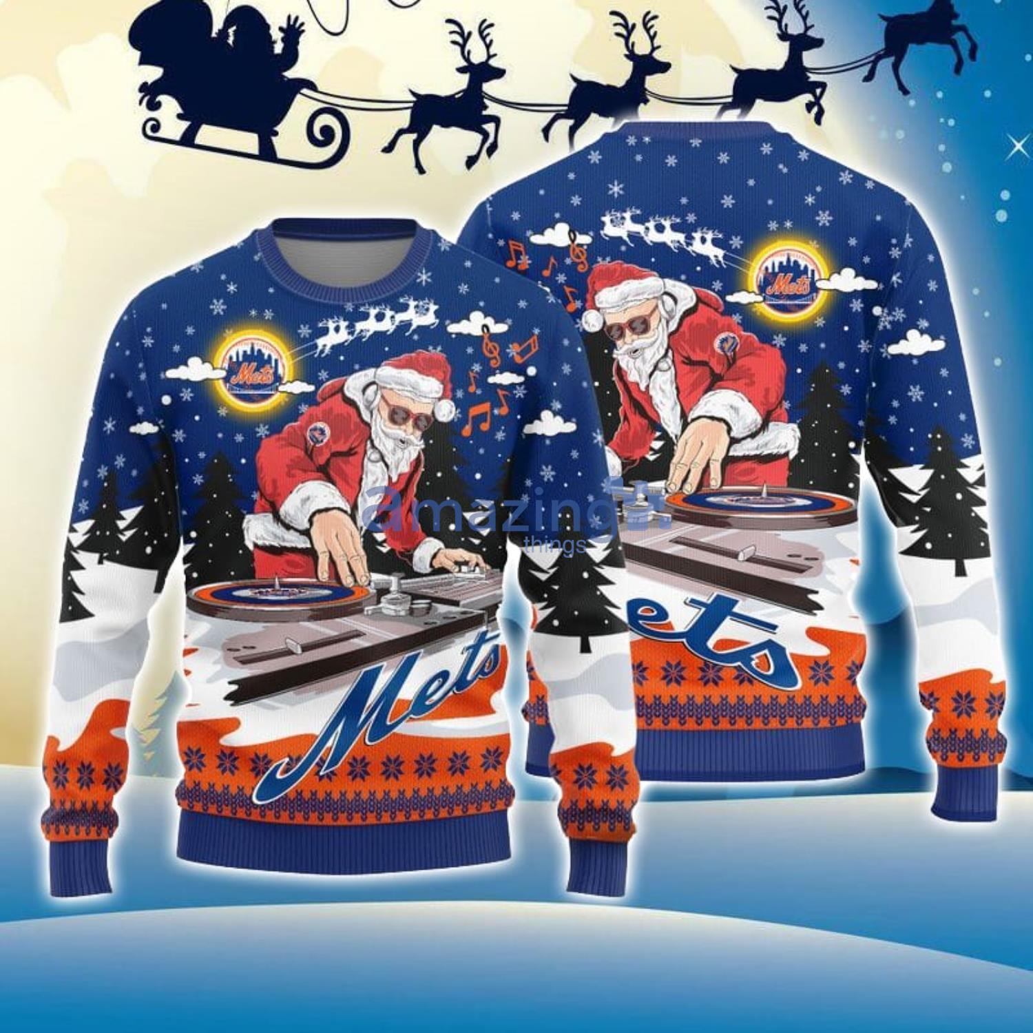 All I Want For Christmas Is More Time For New York Mets Christmas Baseball  Jacket