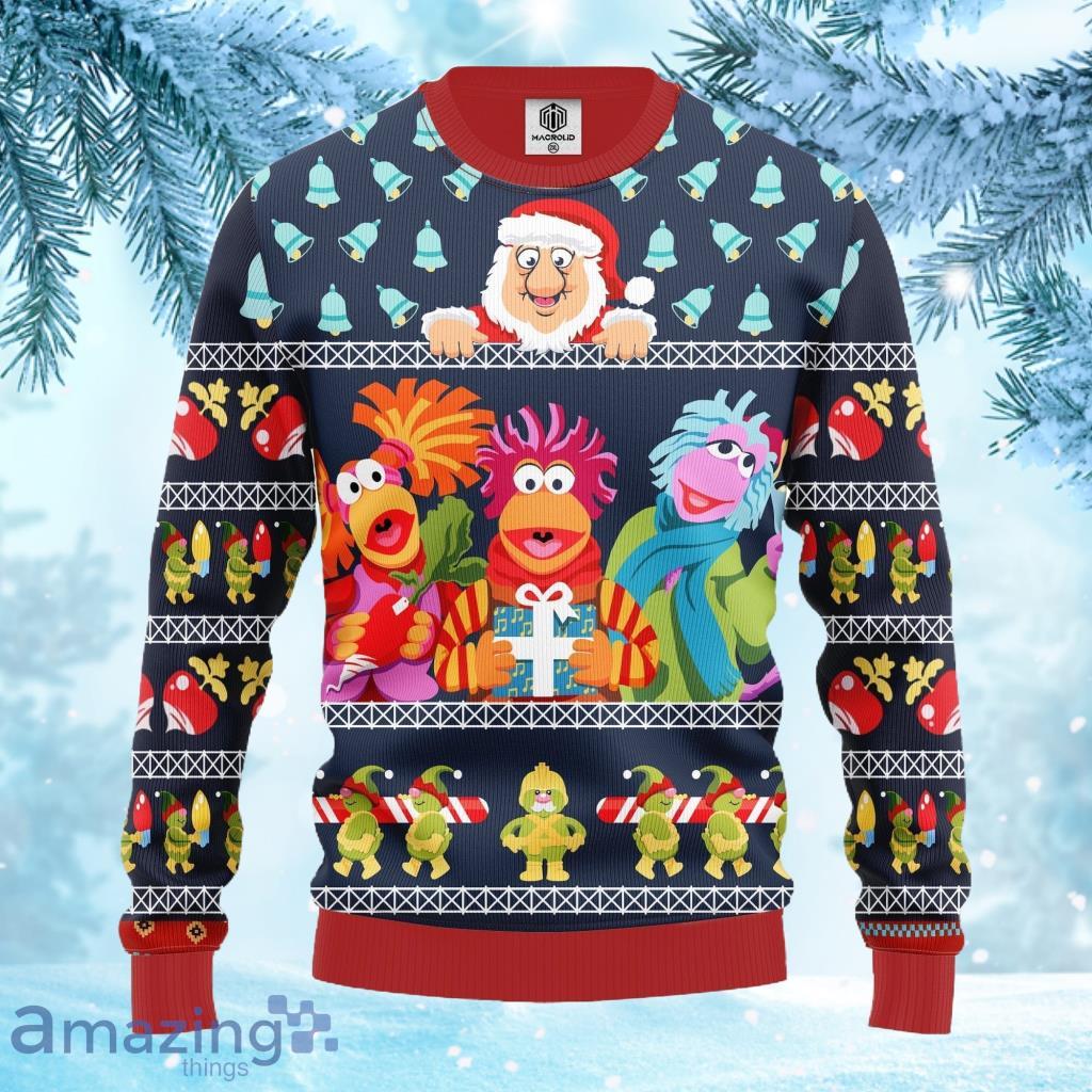Fraggle Rock Sublimated Adult Ugly Christmas Sweater 3D Gift For Men And Women Product Photo 1