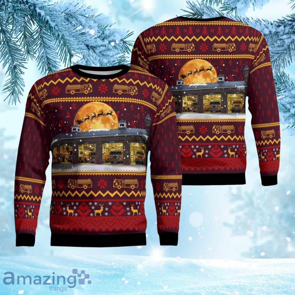 Freeport, Maine, Freeport Firerescue Christmas Ugly Sweater 3D Gift For Men And Women Product Photo 1