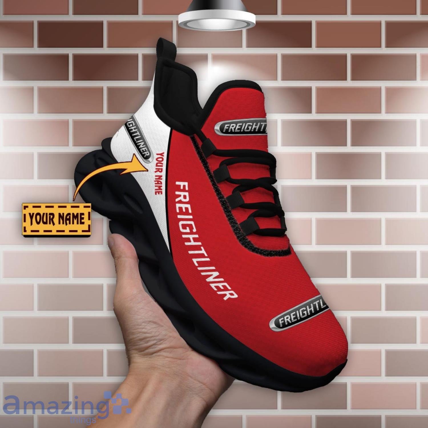 Freightliner Max Soul Shoes Men And Women Running Sneakers Custom Name Sport Gift image Freightliner Max Soul Shoes Men And Women Running Sneakers Custom Name Sport Gift Product Photo 2