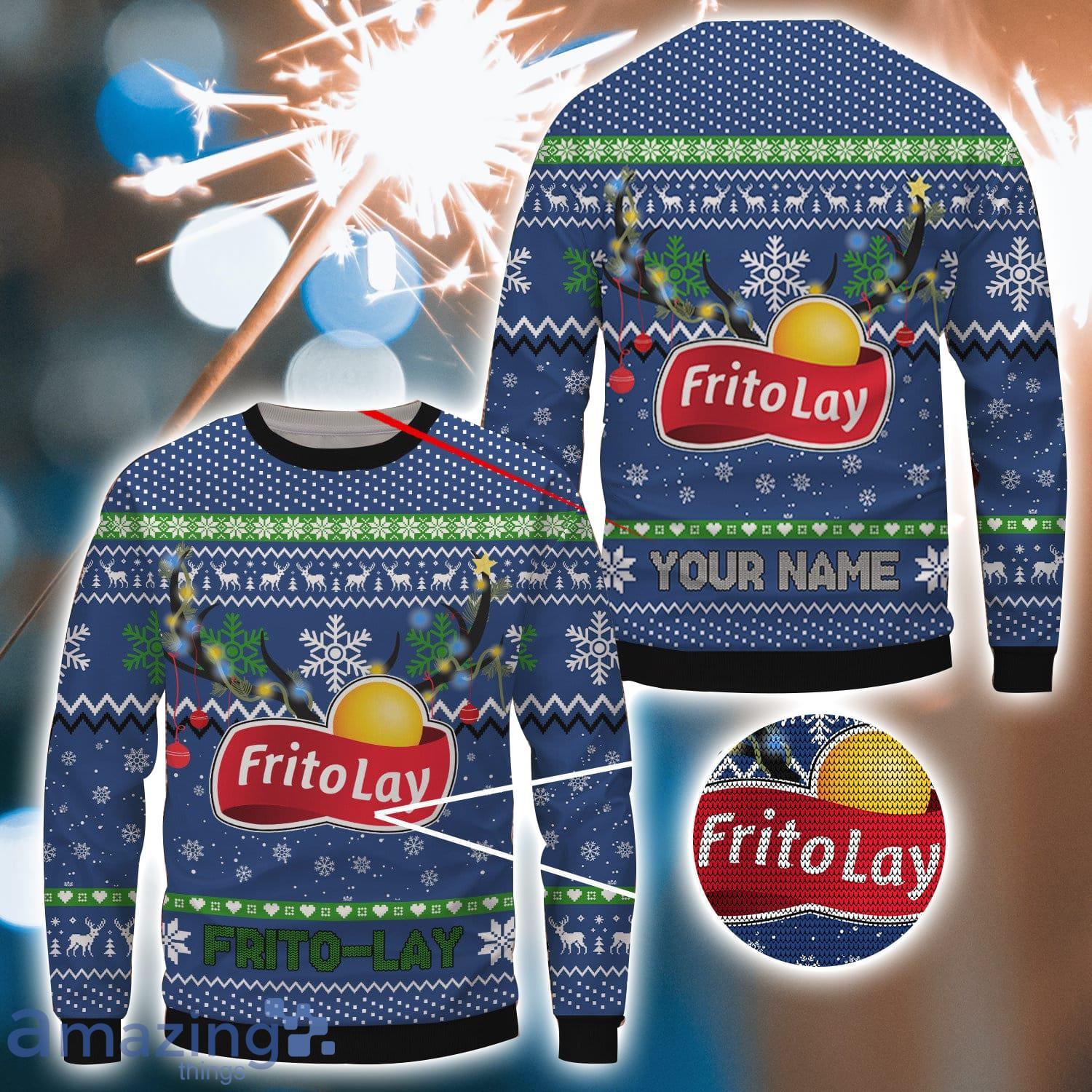 Frito-Lay Ugly Christmas Sweater For Men And Women Christmas Gift Custom Name Product Photo 1