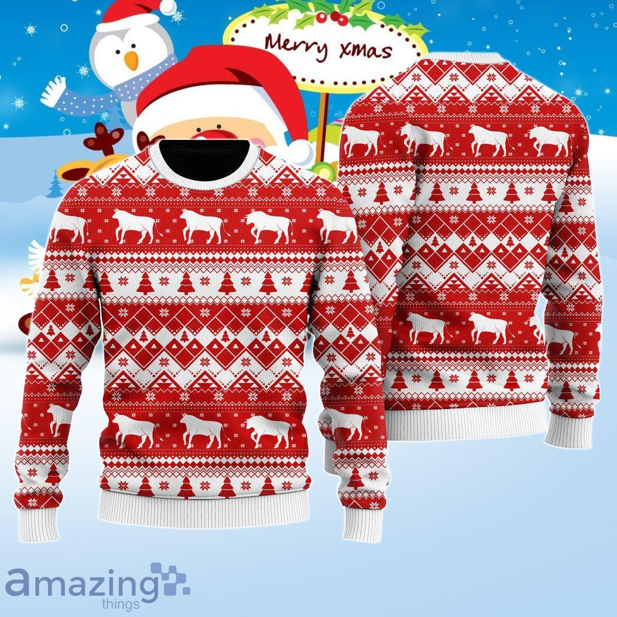 Funny Cows In Snow Ugly Christmas Sweater Best Gift For Men And Women Product Photo 1 Funny Cows In Snow Ugly Christmas Sweater Best Gift For Men And Women Product Photo 1