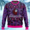 Game Infected Among Us Ugly Christmas Sweater 3D Gift Christmas Funny