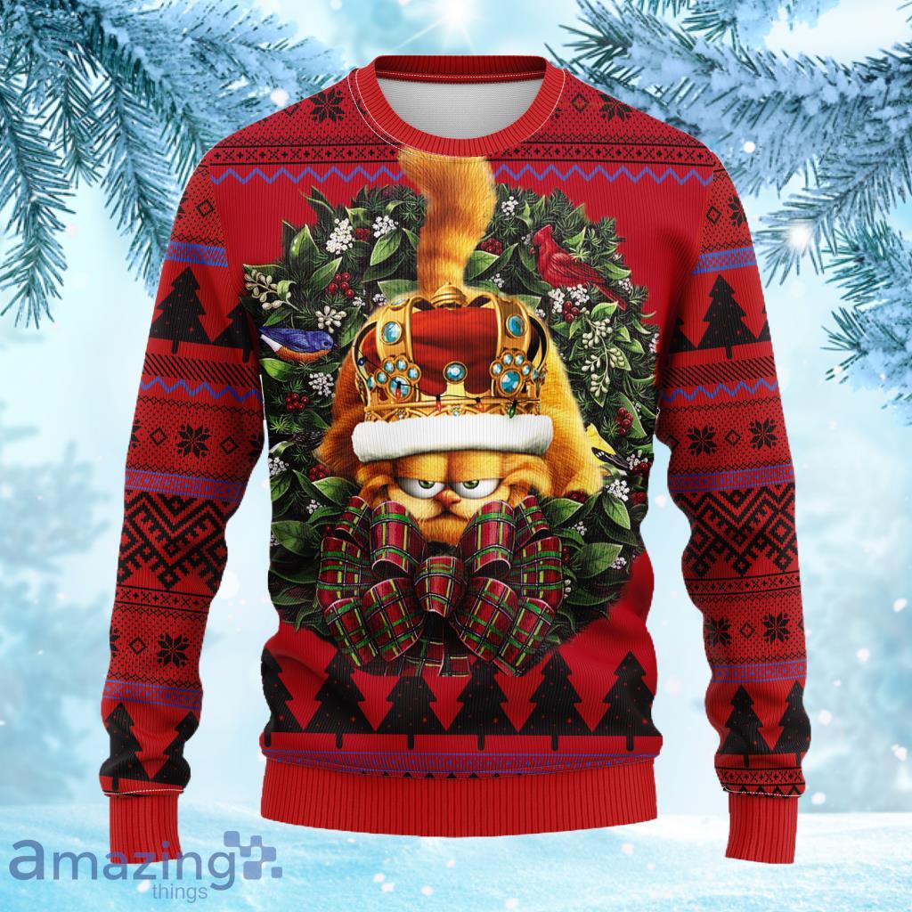 Garfield King Noel Mc Ugly Christmas Sweater 3D Gift For Men And Women Product Photo 1
