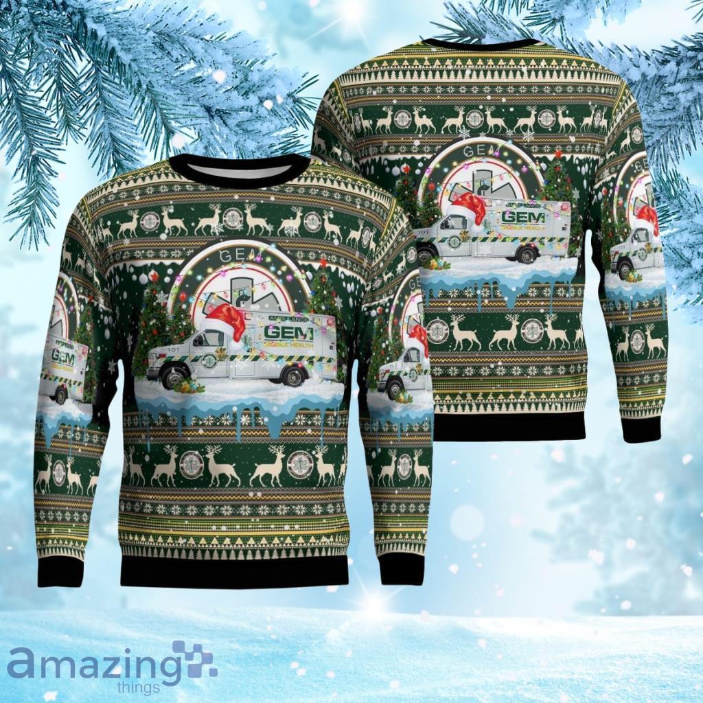 Gem Mobile Health, Lakewood, New Jersey Christmas Aop Ugly Sweater 3D Gift For Men And Women Product Photo 1