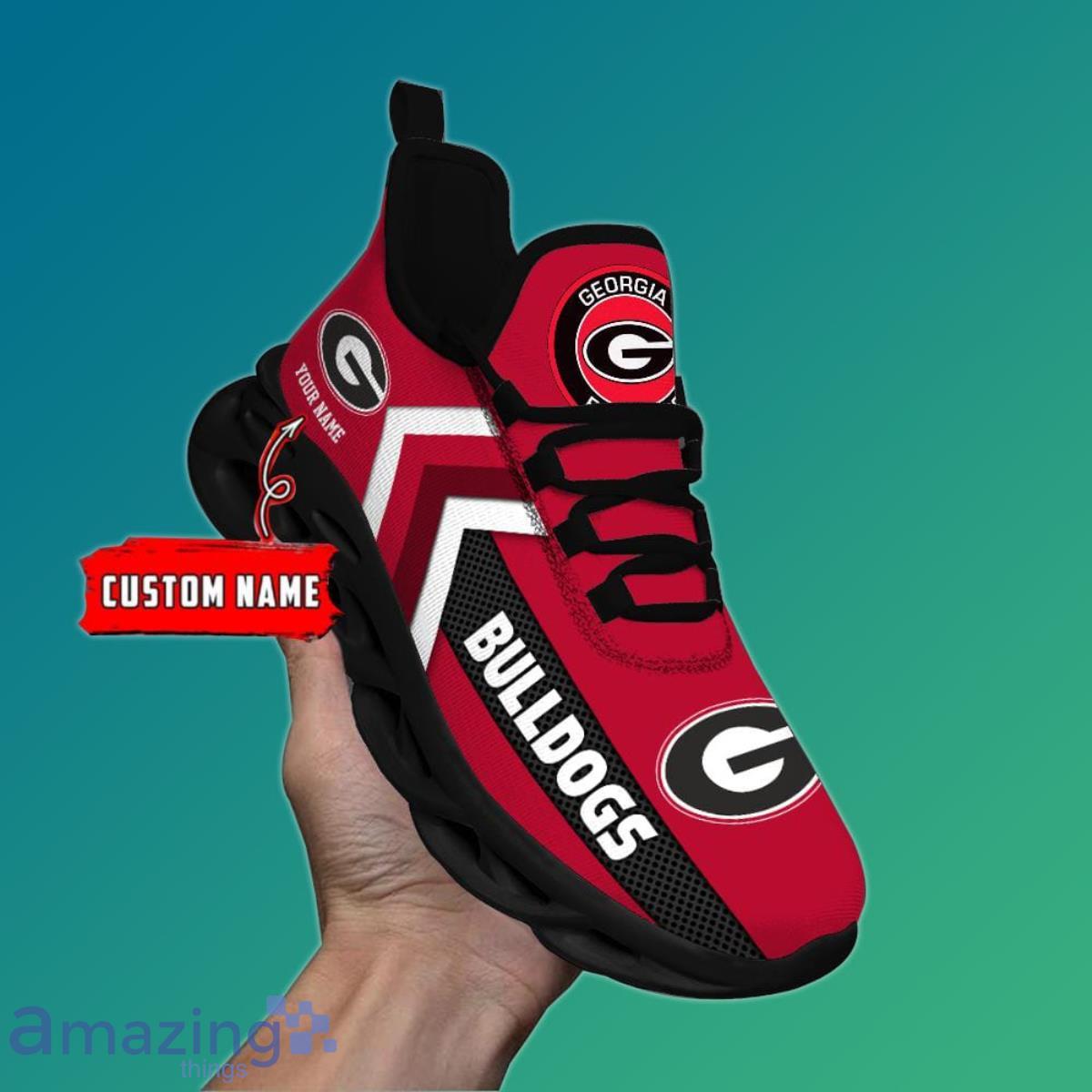 Georgia Bulldogs Custom Name Max Soul Shoes Special Gift image Georgia Bulldogs Custom Name Max Soul Shoes Special Gift Product Photo 1