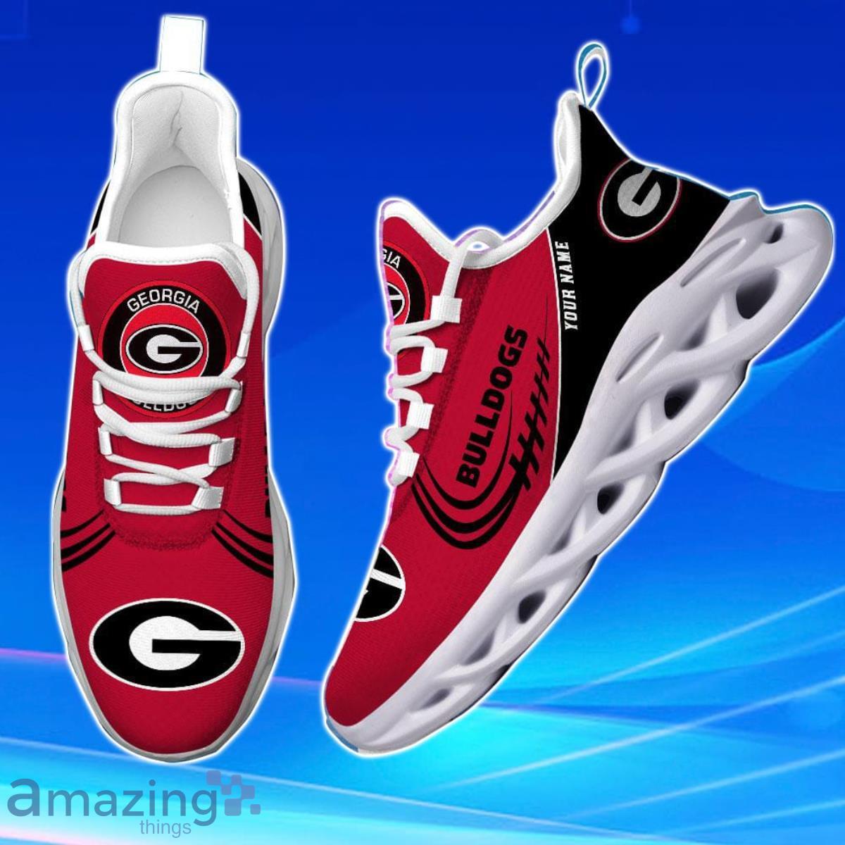 Georgia Bulldogs Custom Name Max Soul Shoes Unique Gift image Georgia Bulldogs Custom Name Max Soul Shoes Unique Gift Product Photo 2