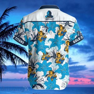 Gold Coast Titans NRL Hawaiian Shirt mascot Best Gift Product Photo 2