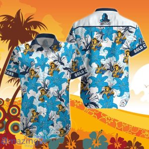 Gold Coast Titans NRL Hawaiian Shirt mascot Best Gift Product Photo 1
