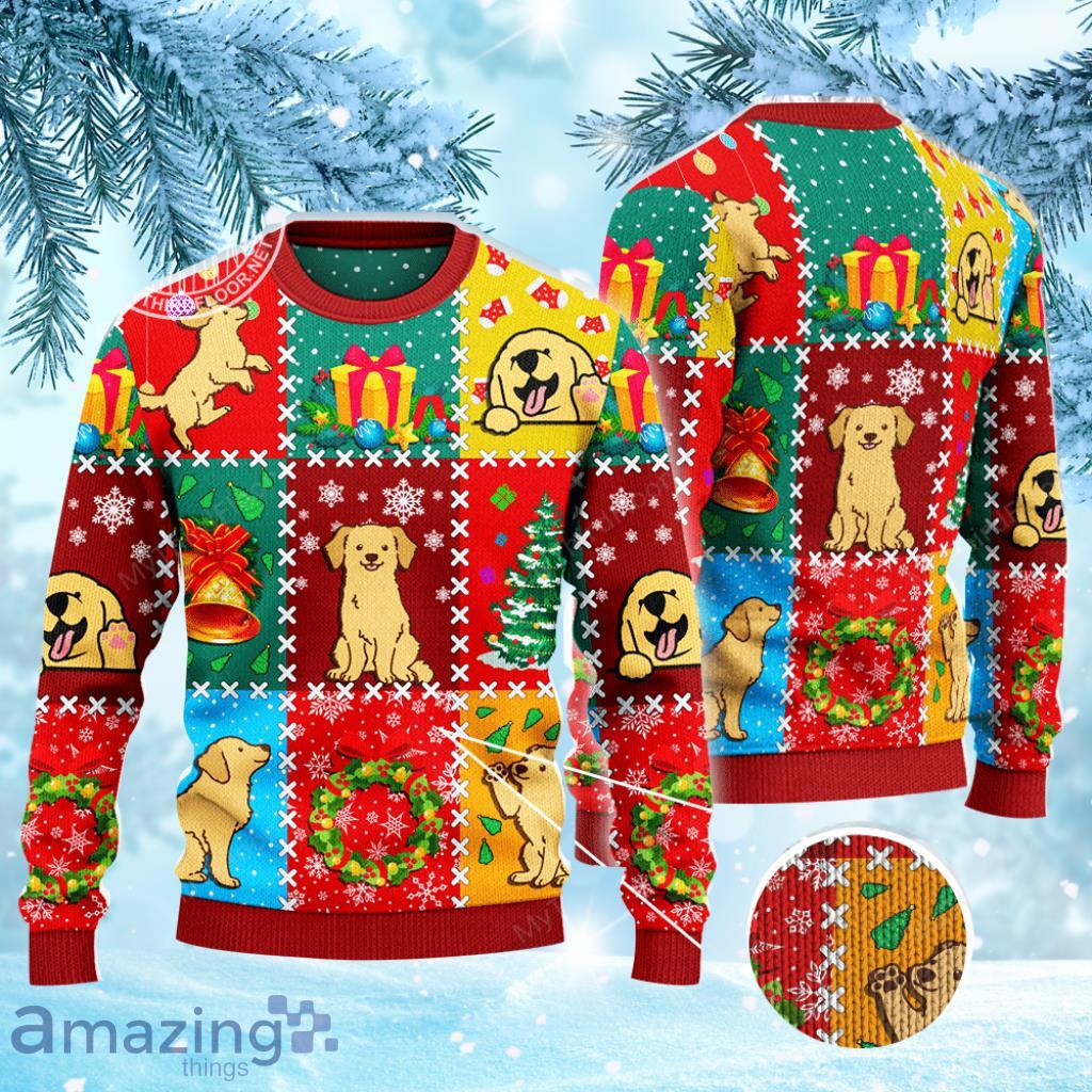 Christmas sweater 2024 for golden retriever