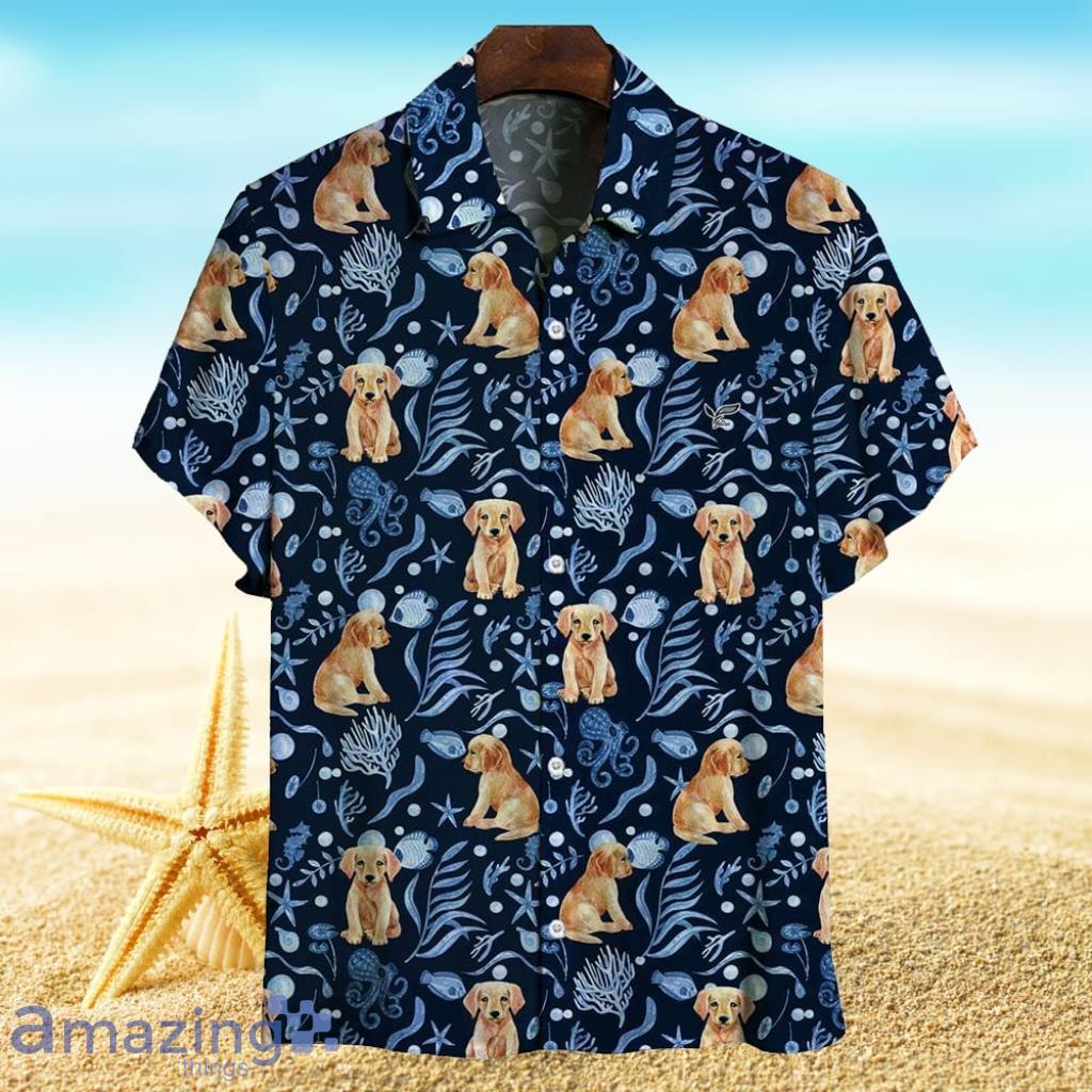 Golden Retriever Hawaiian Shirt Dog Memorial Gift For Men And Women image Golden Retriever Hawaiian Shirt - Dog Memorial Gift For Men And Women Product Photo 1