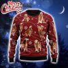 Golden Retriever Ugly Christmas Sweater  3D Gift Christmas Funny