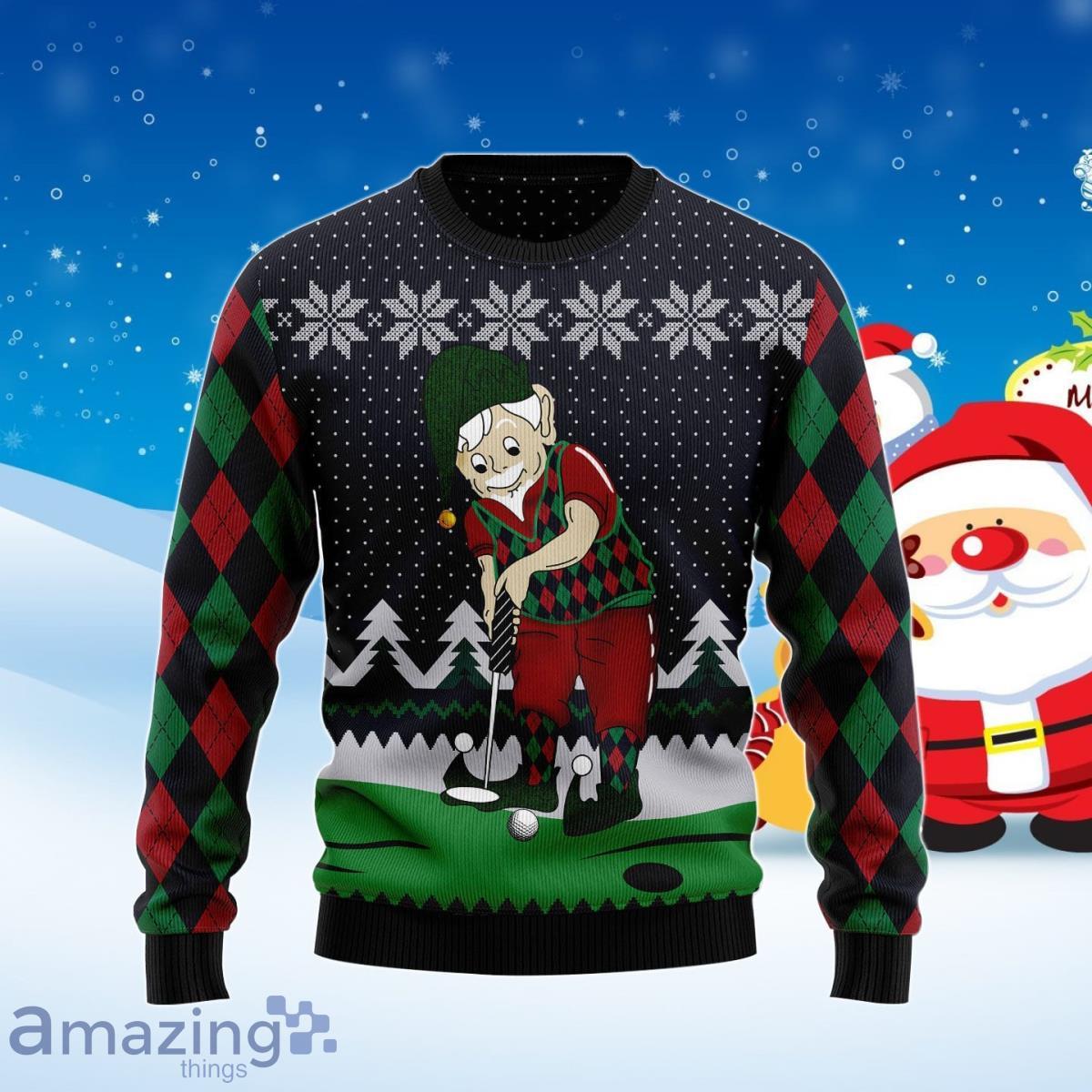 Golf Lover Ugly Christmas Sweater Best Gift For Men And Women Product Photo 1