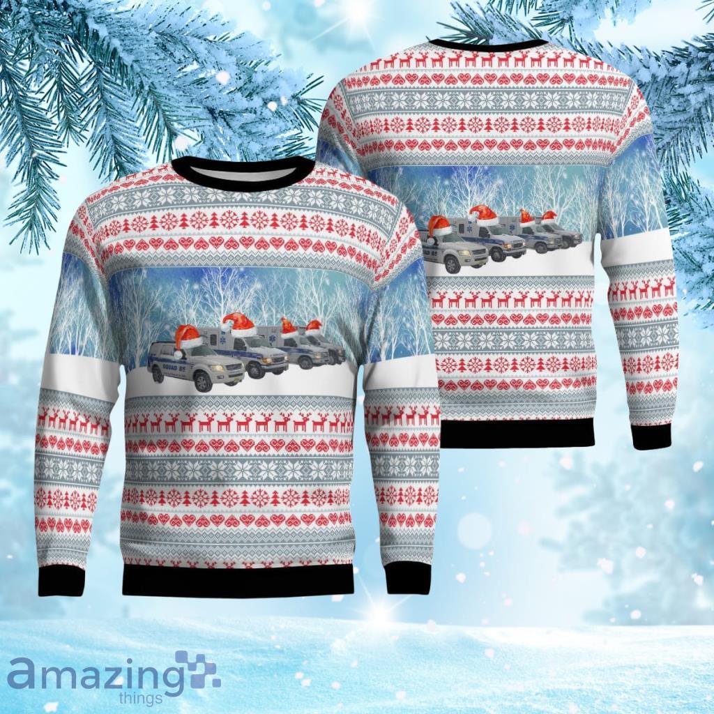 Great Bay Regional Ems Squad 85, Little Egg Harbor Township, New Jersey Christmas Aop Ugly Sweater 3D Gift For Men And Women Product Photo 1