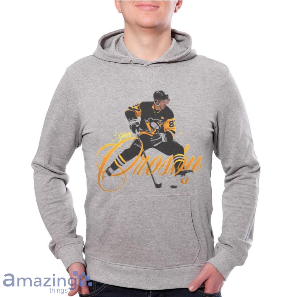 Youth Sidney Crosby Black Pittsburgh Penguins Player Name & Number Hoodie