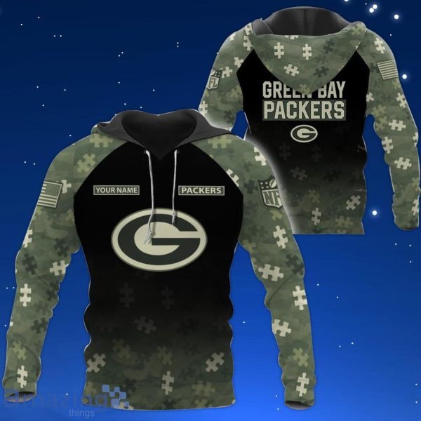 GREEN BAY PACKERS JERSEY HOODIE SWEATSHIRT