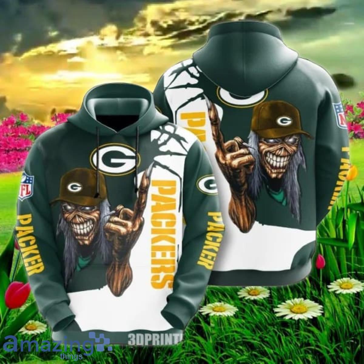 Green Bay Packers GBP 3D Hoodie Product Photo 1