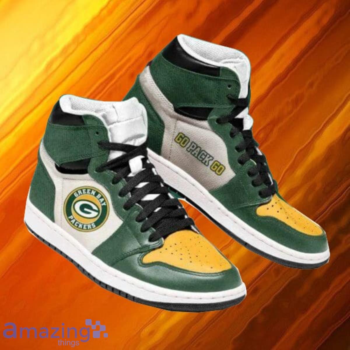 Green Bay Packers NFL Air Jordan Hightop Impressive Gift For Fans