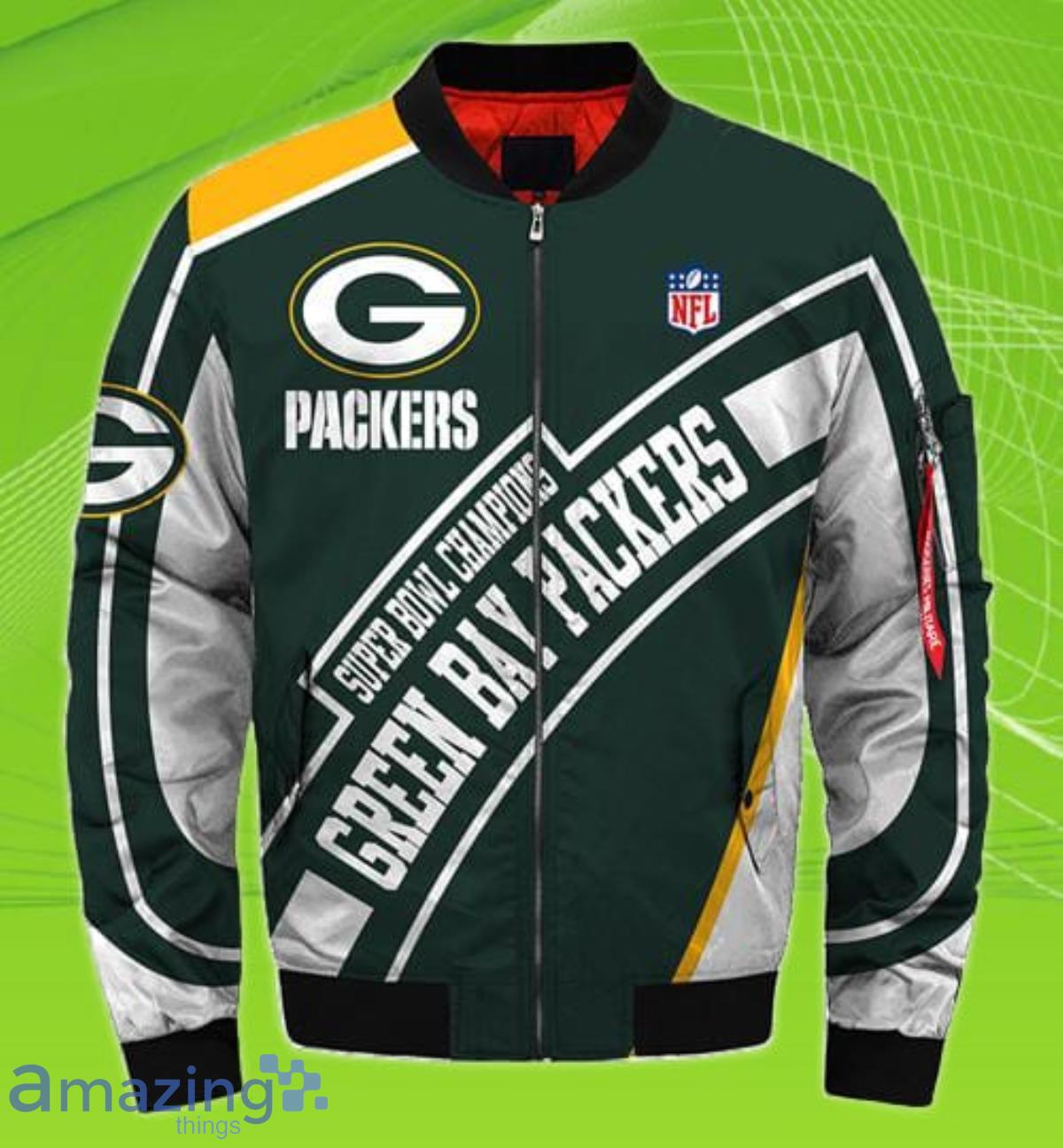 NEW FASHION 2023 Green Bay Packers bomber Jacket Super bowl