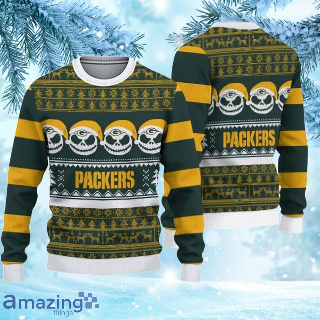 NFL Green Bay Packers Go Pack Go 3D Ugly Christmas Sweater For