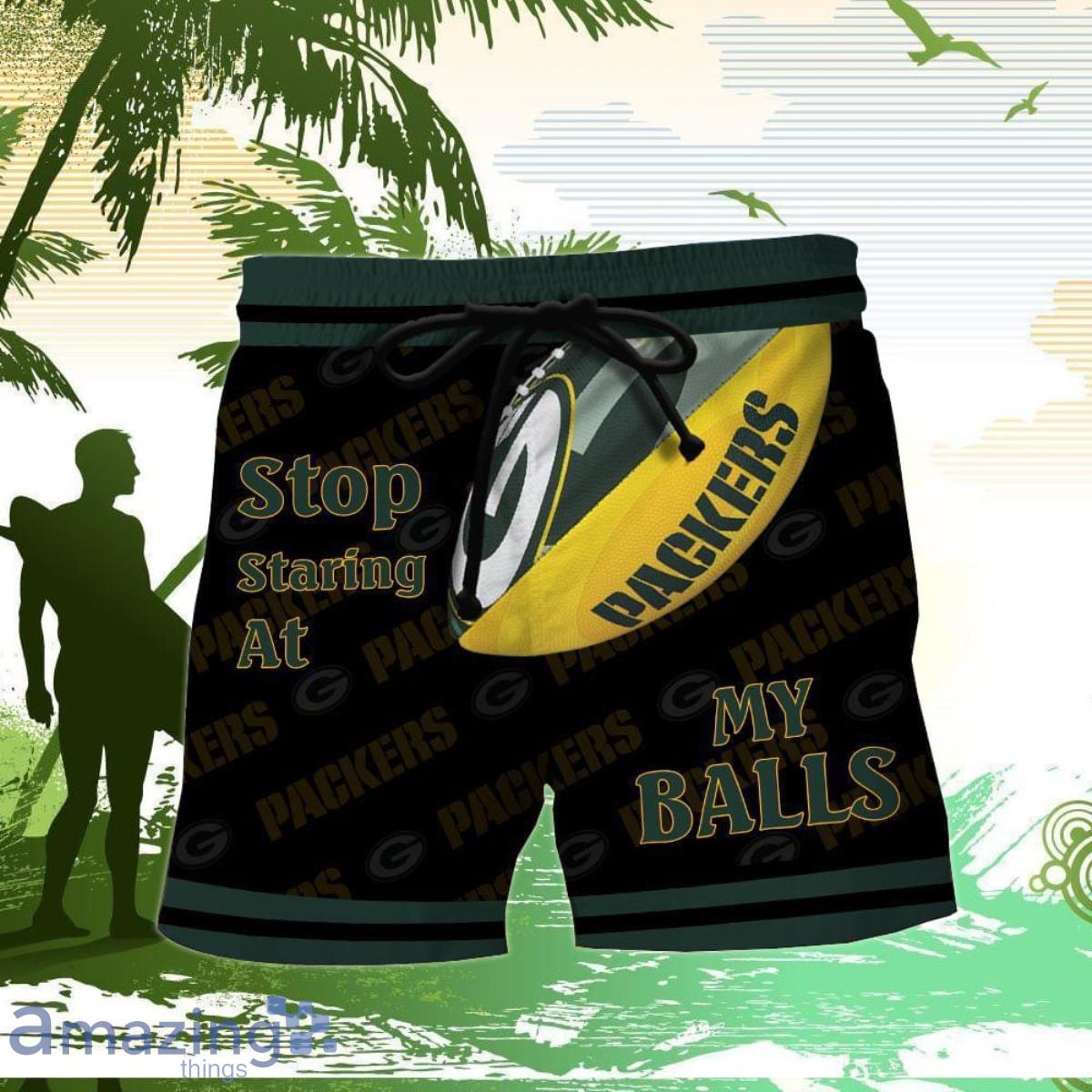 Green Bay Packers Goofy Hawaiian Shirt and Shorts